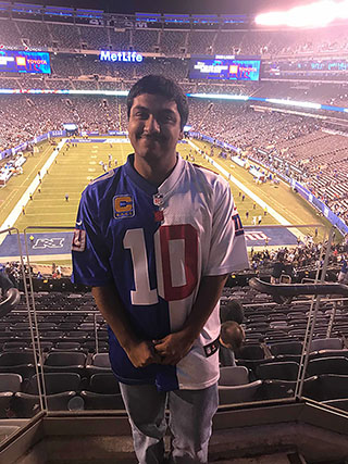Me at the Giants Game